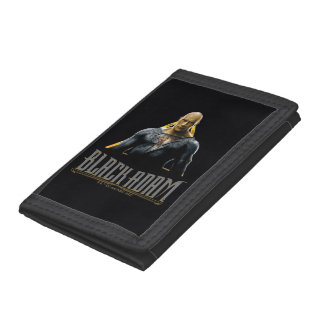 Black Adam Character and Name Graphic Trifold Wallet