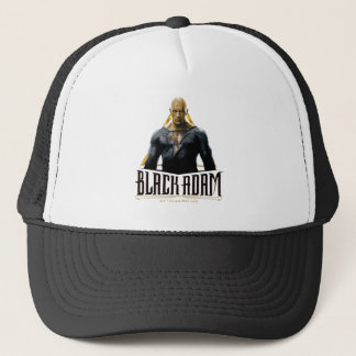 Black Adam Character and Name Graphic Trucker Hat