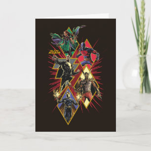 Black Adam Character Diamond Burst Graphic Card