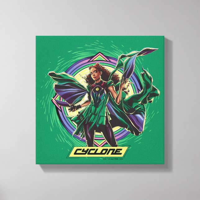 Black Adam | Cyclone Character Graphic Canvas Print (Front)