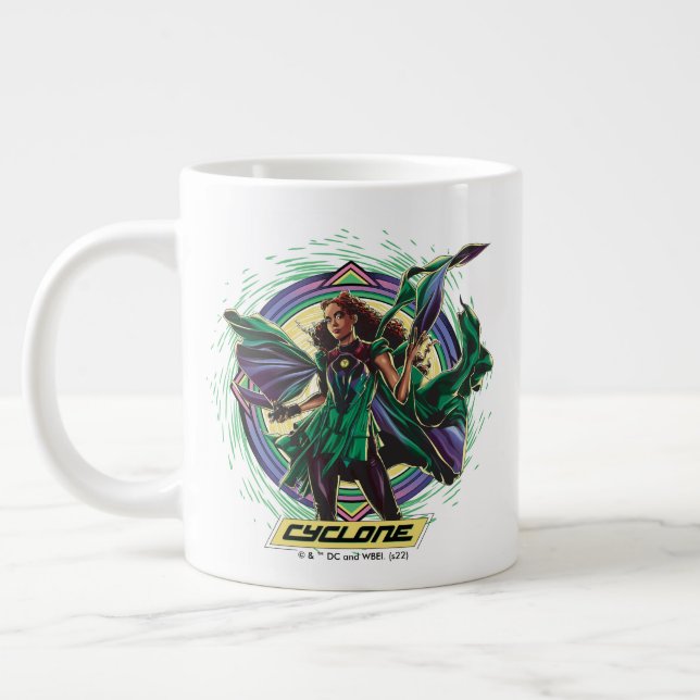 Black Adam | Cyclone Character Graphic Giant Coffee Mug (Left)