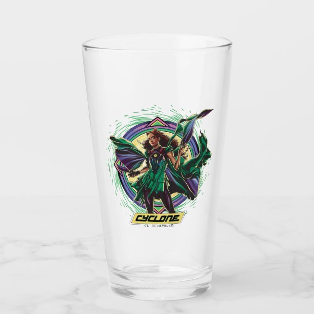 Black Adam | Cyclone Character Graphic Glass (Front)