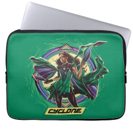 Black Adam Cyclone Character Graphic Laptop Sleeve