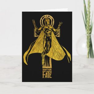 Black Adam Doctor Fate Character Graphic Card
