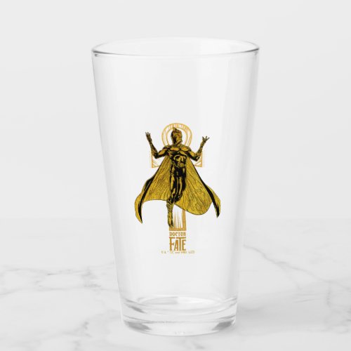 Black Adam  Doctor Fate Character Graphic Glass