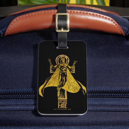 Black Adam  Doctor Fate Character Graphic Luggage Tag