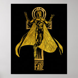 Black Adam Doctor Fate Character Graphic Poster