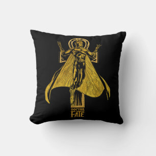 Black Adam Doctor Fate Character Graphic Throw Pillow