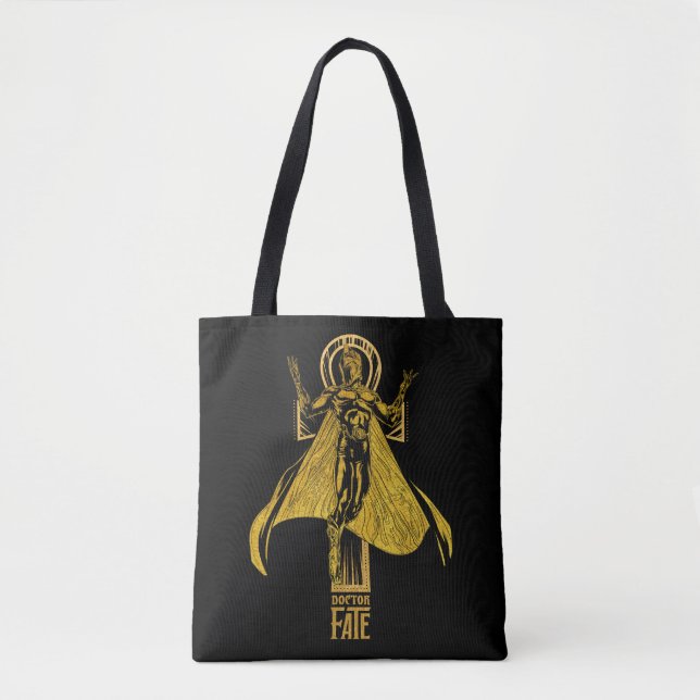 Black Adam | Doctor Fate Character Graphic Tote Bag (Front)