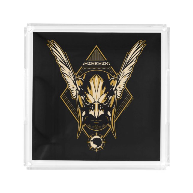 Black Adam | Hawkman Helmet Graphic Acrylic Tray (Front)