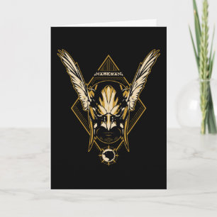 Black Adam   Hawkman Helmet Graphic Card