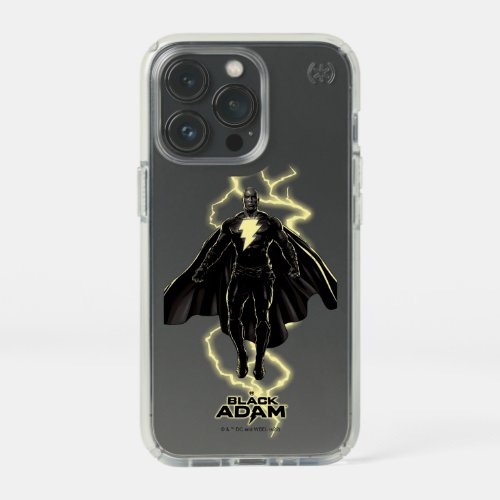 Black Adam Lightning Silhouette Graphic Speck iPhone 13 Pro Case