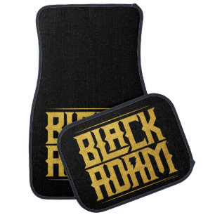 Black Adam Stacked Name Graphic Car Floor Mat