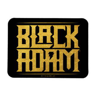 Black Adam Stacked Name Graphic Magnet