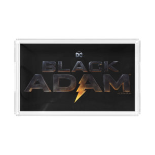 Black Adam Theatrical Logo Acrylic Tray