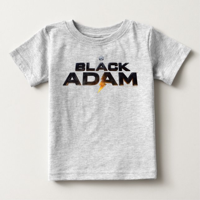 Black Adam Theatrical Logo Baby T-Shirt (Front)