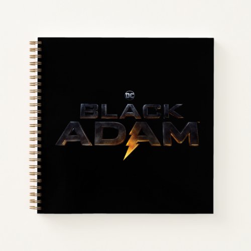 Black Adam Theatrical Logo Notebook