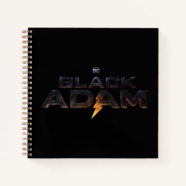 Black Adam Theatrical Logo Notebook (Front)