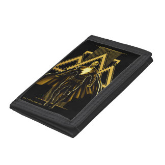 Black Adam Triangular Pillar Graphic Tri-fold Wallet