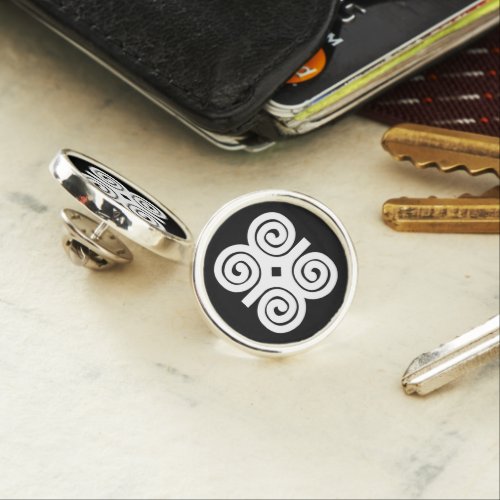 Black Adinkra Symbol Templates Pin