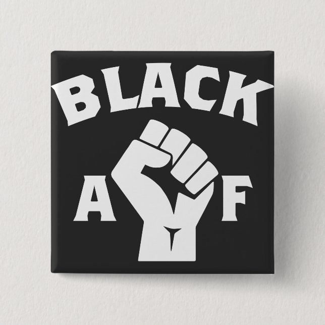 Black AF Fist Button (Front)
