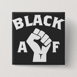 Black AF Fist Button