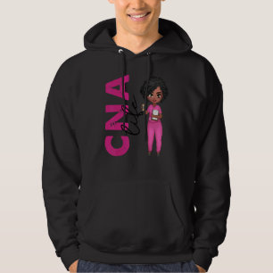 Black African American Cna Nurse  Healthcare Worke Hoodie