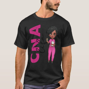 Black African American Cna Nurse Healthcare Worke T-Shirt