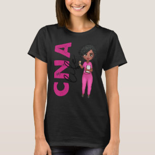 Black African American Cna Nurse Healthcare Worke T-Shirt