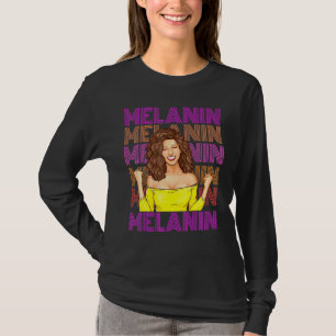 Black African American Ebony Melanin Queen Empower T-Shirt