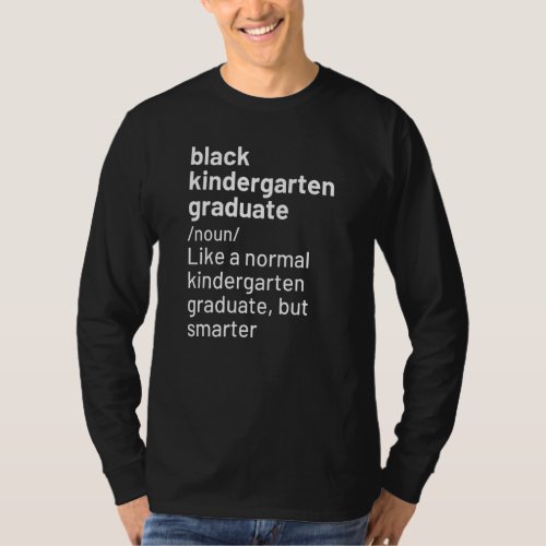 Black African American Girl And Boy Kindergarten G T_Shirt