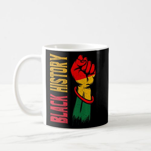 Black African American History 2022 Bhm Afrocentri Coffee Mug