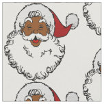 black african santa claus christmas fabric