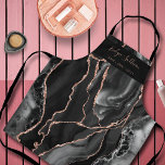black agate beauty professional apron<br><div class="desc">Beauty Salon apron</div>