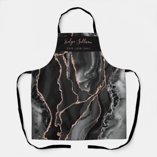 black agate beauty professional apron