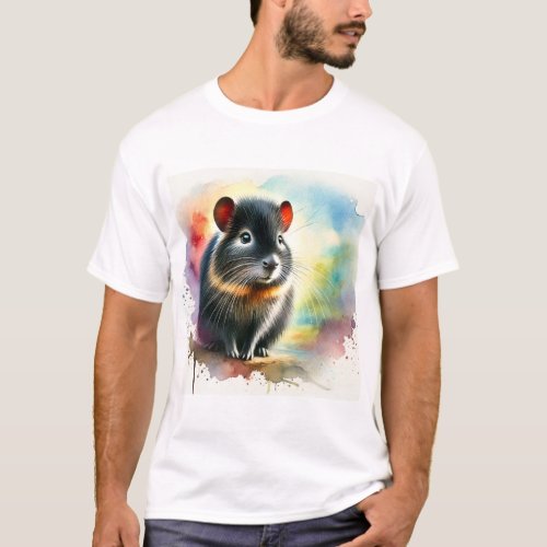 Black Agouti 150624AREF115 _ Watercolor T_Shirt