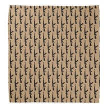 Black AK-47 Weapon Assault Rifle Guns, Camel Brown