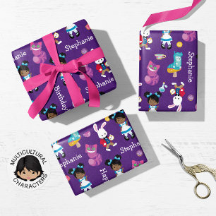 Black Alice's Adventures in Wonderland Wrapping Pa Paper Sheets
