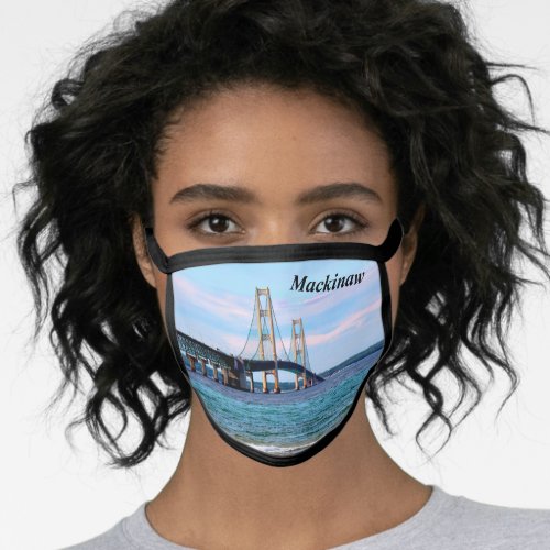 Black All Over Cotton  Poly Blend Facemask Face Mask