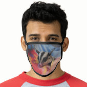 Black All Over Cotton & Poly Blend Facemask Face Mask (Worn Him)