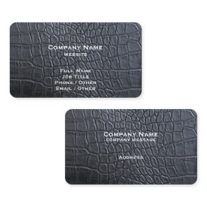 Black Alligator Business Card