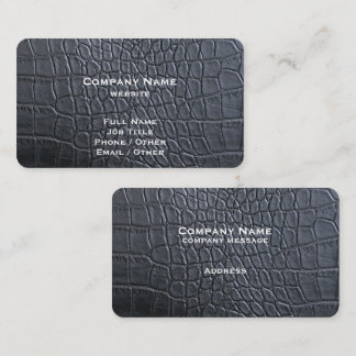 Black Alligator Business Card
