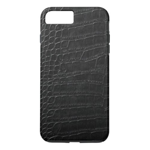 black alligator leather iPhone 8 plus7 plus case