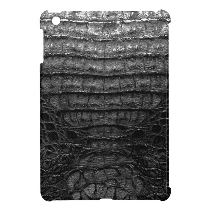 Black Alligator Skin Print mini iPad Case Case For The iPad Mini