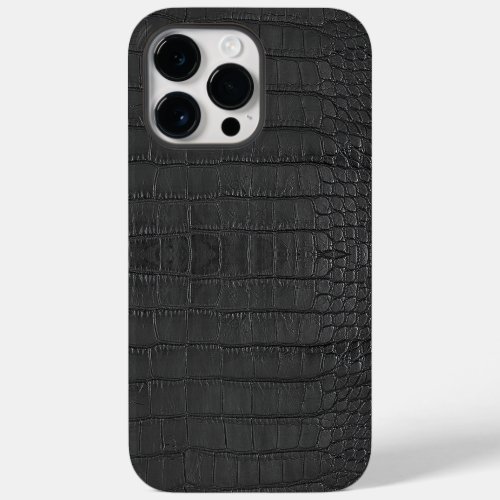 Black Alligator Skin Texture Case_Mate iPhone 14 Pro Max Case