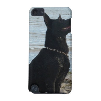 Black Alsatian Silhouette iPod Touch (5th Generation) Case