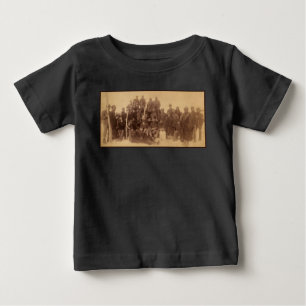 Black American Fighting Cavalry: Buffalo Warriors Baby T-Shirt