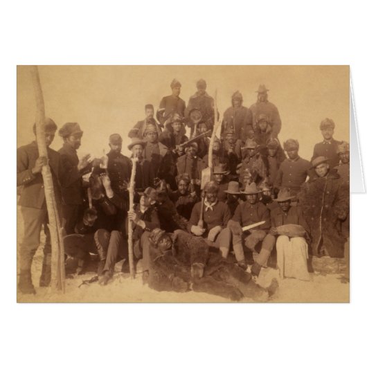Black American Fighting Cavalry: Buffalo Warriors Cards (Front Horizontal)