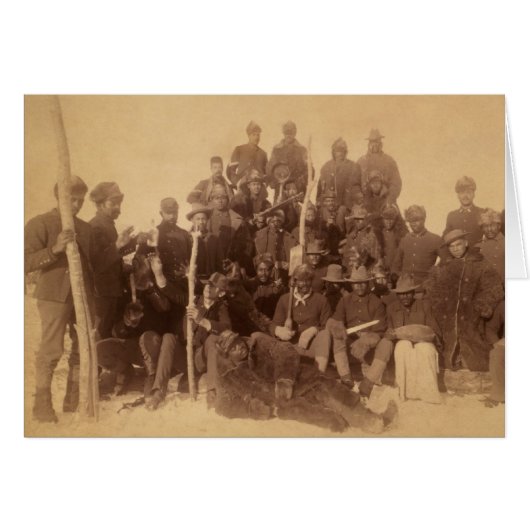 Black American Fighting Cavalry: Buffalo Warriors Cards (Front Horizontal)