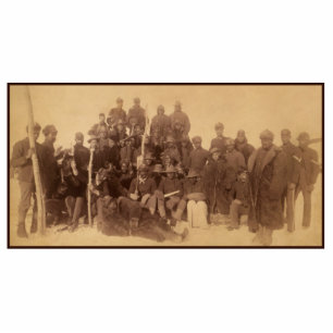 Black American Fighting Cavalry: Buffalo Warriors Cutout